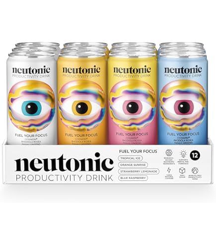 VitClear Functional Nootropic Soda - Variety Box (12 X 330ml) Drink For Brain Health, Gut Health, And Active Health. Low Sugar, Vegan, Non-GMO - View #8