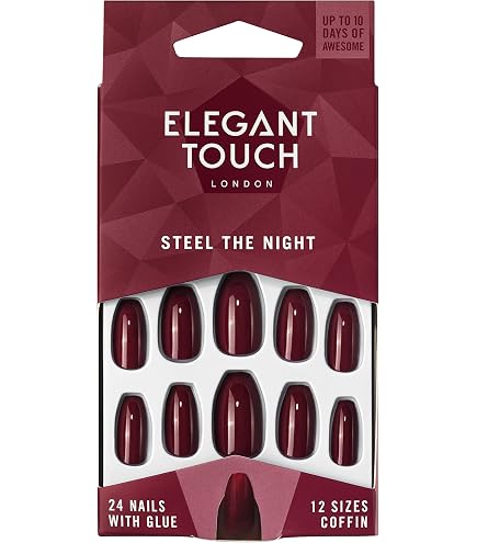 Elegant Touch - Luxe Looks - Unghie finte - Red Velvet-Rosso