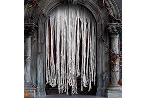 Purple Star 3 Stück Halloween Türvorhang -1x1.65M Halloween Gruseliges Tuch - Deko Vorhang- Halloween Tuch Partydekoration - Vorhänge Horror Deko Outdoor Indoor-Party Spukhaus-Eingangsdekoration