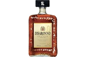 DISARONNO Originale (1 x 1000 ml) – italienischer Amaretto Likör mit süßem, fruchtigem Aroma nach Bittermandel und Vanille – ideal für Cocktails, Longdrinks, auf Eis oder pur – 28 % Alk.