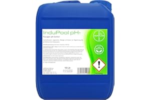 HERRLAN PSM PH-Minus 10 Liter flüssig organischer PH-Senker - Food Grade - für Kinder-Pool & Familien-Schwimmbad HERRLAN-Qualität Made in Germany
