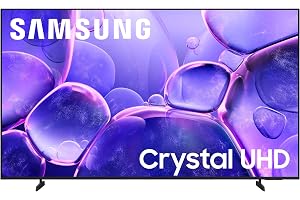 Samsung 65-Inch Class Crystal UHD U8000F 4K Smart TV (2025 Model) Endless Free Content, Crystal Processor 4K, MetalStream Design, Knox Security, Alexa Built-in