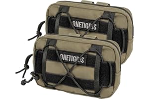 OneTigris EDC Pouch Sac à Dos Horizontal pour Chien (1 Paire) Emballage Multiple