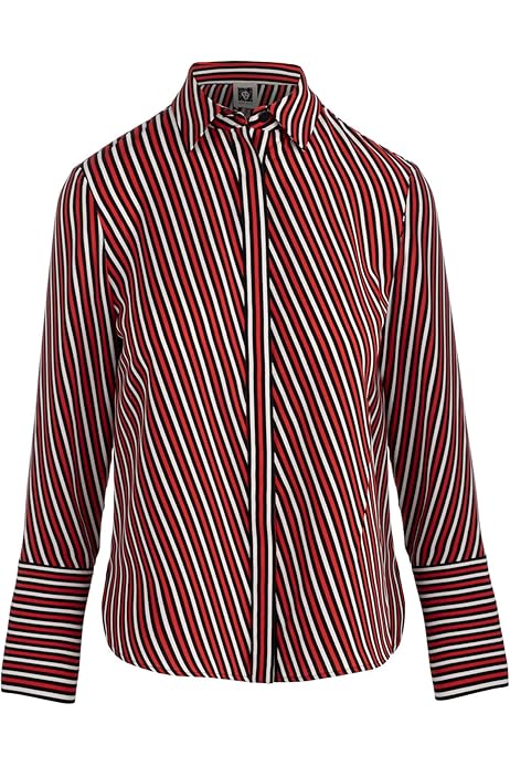 chaus roll tab blouse