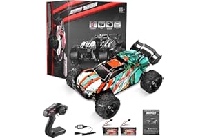 SMAUTOP Voiture télécommandée,4WD 1:18 RC Voiture 50 km/h Grande Vitesse,Double Batterie - HS18321 - Vert
