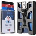 Porte-Badge Professionnel Double Face Avec Cordon Rétractable - Protection Étanche ABS, Fenêtre Transparente, Pour Enseignant, Infirmière, Bureau
