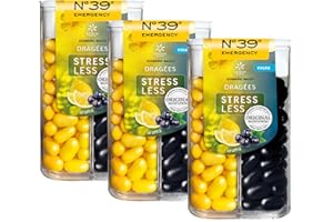 ‎LEMON PHARMA Original Bachblüten N°39 Emergency Stressless Tag & Nacht Dragees 3x 44 g nach Dr. Bach von Lemon Pharma, Vegan
