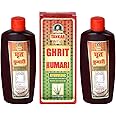 Tankar Ghrit Kumari Ayurvedic Hair Oil for Hair Growth 200ml (Pack of 2) – Natural Aloevera, Mulethi, Til, Amla – Hydrating & Strengthening Hair Fall Control Oil - Paraben & Chemical Free