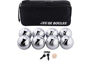 Engelhart 8 bulek, zestaw w woreczku na zamek błyskawiczny, Petanque