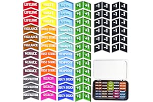 RAVONIXIS 60 PCS MTG Keyword Counters Buff Abilities Counter Tokens with Box for Magic The Gathering, MTG, TCG, Card Games Accessories (Multicolor, 60)