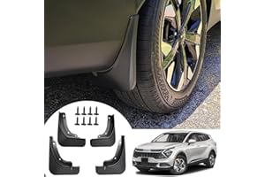 KEAIDAP Mud Flaps for Sportage 2023 2024 - No Drilling Required Front & Rear Splash Guards Fender Mud Guards for Kia Sportage NQ5 Exterior Accessories 2023 2024 (4PCS)