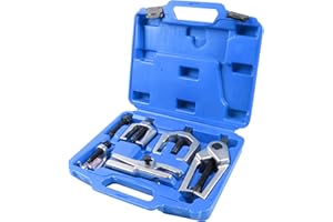 ‎LLCTOOLS LLCTOOLS KfZ Dog 5 TLG Set Spurstangenkopf Traggelenk Kugelgelenk Abzieher Ausdrücker Kugelgelenkabzieher Werkzeug