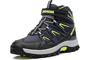 ELAPHURUS Dziecięce buty zimowe, dla chłopców, buty trekkingowe, z ciepłą podszewką, buty śniegowe, dla dziewcząt, buty trekkingowe