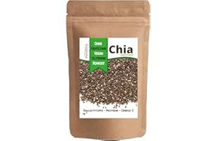 ‎MYNATURA Mynatura Chia Samen 1x 1000g I Chiasamen I Pflanzlich (Salvia hispanica L.) I Rohkostqualität I ohne Zusätze I Salat I Smoothie I Ernährung I Diät I (1x 1000g Beutel)