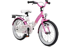 ‎BIKESTAR BIKESTAR Kinderfahrrad für Mädchen ab 4-5 Jahre | 16 Zoll Kinderrad Classic | Fahrrad für Kinder | Risikofrei Testen