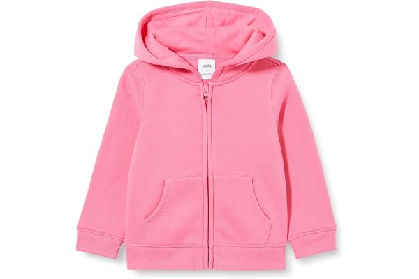 Amazon Essentials Fille Sweatshirts à Capuche en Polaire avec Fermeture Éclair