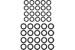M MINGLE Power Pressure Washer O-Rings for 1/4’’, 3/8’’, M22 Quick Connect Coupler, 40-Pack