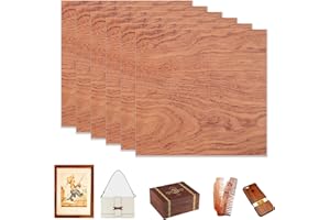 VICTOOL 6 Stück 30cmx30cm Bubinga Brasilianisches Palisander-Sperrholz, Unbearbeitetes Holz für Lasergravur CNC-Schnitt Handwerk Malerei