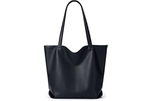 KALIDI PU Leather Tote Bag for Women Large Handbag for Women Lightweight Women's Totes Top-Handle Ladies Handbags for Work Travel School Shopping