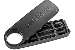 LastSwab® Reusable Cotton Swabs for Gentle & Eco-Friendly Beauty Routines - The Sustainable Alternative to Single-Use Q Tips - Zero Waste & Easy to Clean - Comes with a Travel Case Holder with Mirror