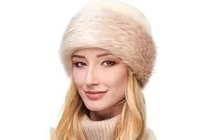 Futrzane Vello Cappello Cosacco di Ecopelliccia Donna di Inverno