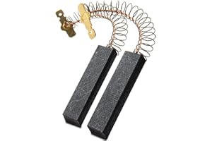 ERSATZTEILSHOP BASICS Escobillas de carbón para motor (2 unidades, repuesto para la reparación de lavadoras de Bosch Siemens Constructa, compatible con 605694 00605694)