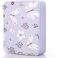 SUMNACON Astuccio 200 matite organizer, organizer per matite colorate con grande capacità e supporto per scuola, ufficio, viaggio, regalo per famiglia e amici, Blu, m, Fashion