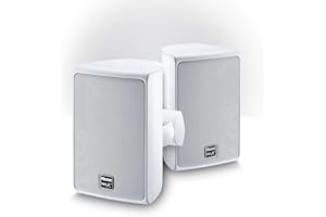 Magnat Symbol X 130, Indoor- und Outdoor-Regallautsprecher, Kompakt-Lautsprecher für professionelle und semiprofessionelle Beschallung, spritzwassergeschutzt, 1 Paar , Weiß