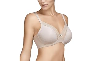 Selene, Sujetador Mujer con Elegante Diseño Geométrico, con Aros y Relleno, Colección Katia