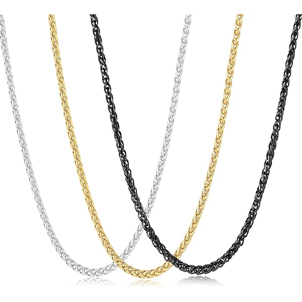 Stainless Steel Byzantine Chain Bracelets For Men – 8MM Link, 2-3 Pcs Set - View #11