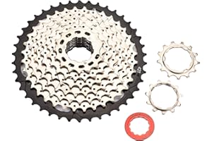 BESNIN Cassetta Pignoni 9 velocità 11_32T/11_36T/11_40T/11_42T Cassetta Unisex Adulto Cassetta pignoni 9v