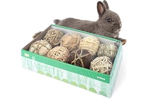 andwe Balles de jeu et d'activité pour petits animaux, jouets à mâcher pour lapins, cochons d'Inde, chinchilla