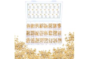 Frienda 840 Pieces 24 Value 50V Ceramic Capacitor Assortment Kit, Multilayer Monolithic Ceramic Capacitor Assortment Kit 10pF - 10nF with Storage Box for Hobby Electronics