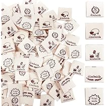 100 étiquettes à Coudre En Tissu – Personnalise Tes Vêtements, Sacs Et Créations DIY - 7