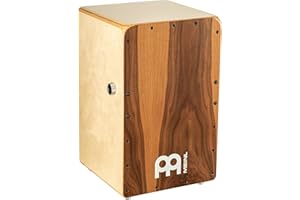 Meinl Percussion Snarecraft Professional Cajon – Z Przełącznikiem Sprężyn Werblowych (On/Off) – Panel Przedni Orzech Włośki (SCP100WN)