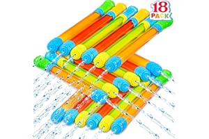 JOYIN 18 Pack 16.5''/41.9cm Super Water Pistol Soaker Blaster Squirt Guns for Kids and Adults, Summer Outdoor Swimming Pool, Backyard, Beach Water Game Fighting Play Toys