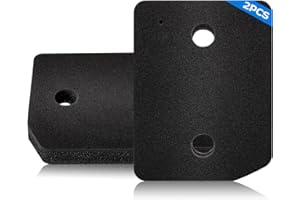 JUNUNDJING Set of 2 Filters for Miele 9164761 Dryer, Heat Pump Dryer, Lint Filter, Foam Sponge for Miele Dryer, Replacement Part for Miele Tumble Dryer, Fine/Coarse 207 x 157 x 30 mm Tumble Dryer Base Filter