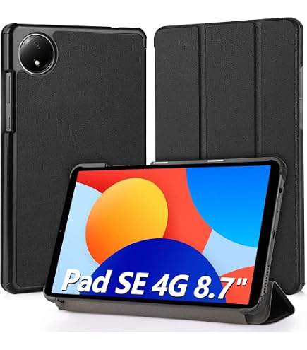 Tablette Xiaomi Redmi Pad SE 8,7" - Écran HD, Processeur Helio G85, 4 Go RAM, 128 Go Stockage, Batterie 6650 MAh, Android 14 (Noir)