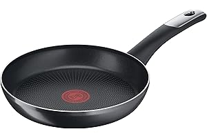 ‎TEFAL Tefal Hard Titanium Essential Patelnia, Aluminium, Czarny, 24 cm