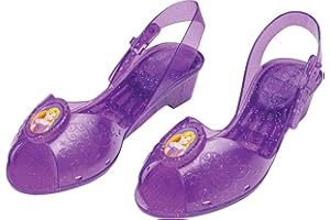 Disguise Disney Princesas, accesorio zapatitos de la Princesa Rapunzel de Disney, con licencia oficial, ajuste cómodo y diseño detallado, talla mediana (11 a 12 años)