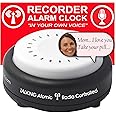Five Senses - Record Your Own Voice Message Alarm Clock, Pill Reminder Alarm Atomic Talking Clock - Alarm Clock with Multiple Alarms. Talking Alarm Clock Visually Impaired People 1623mic10