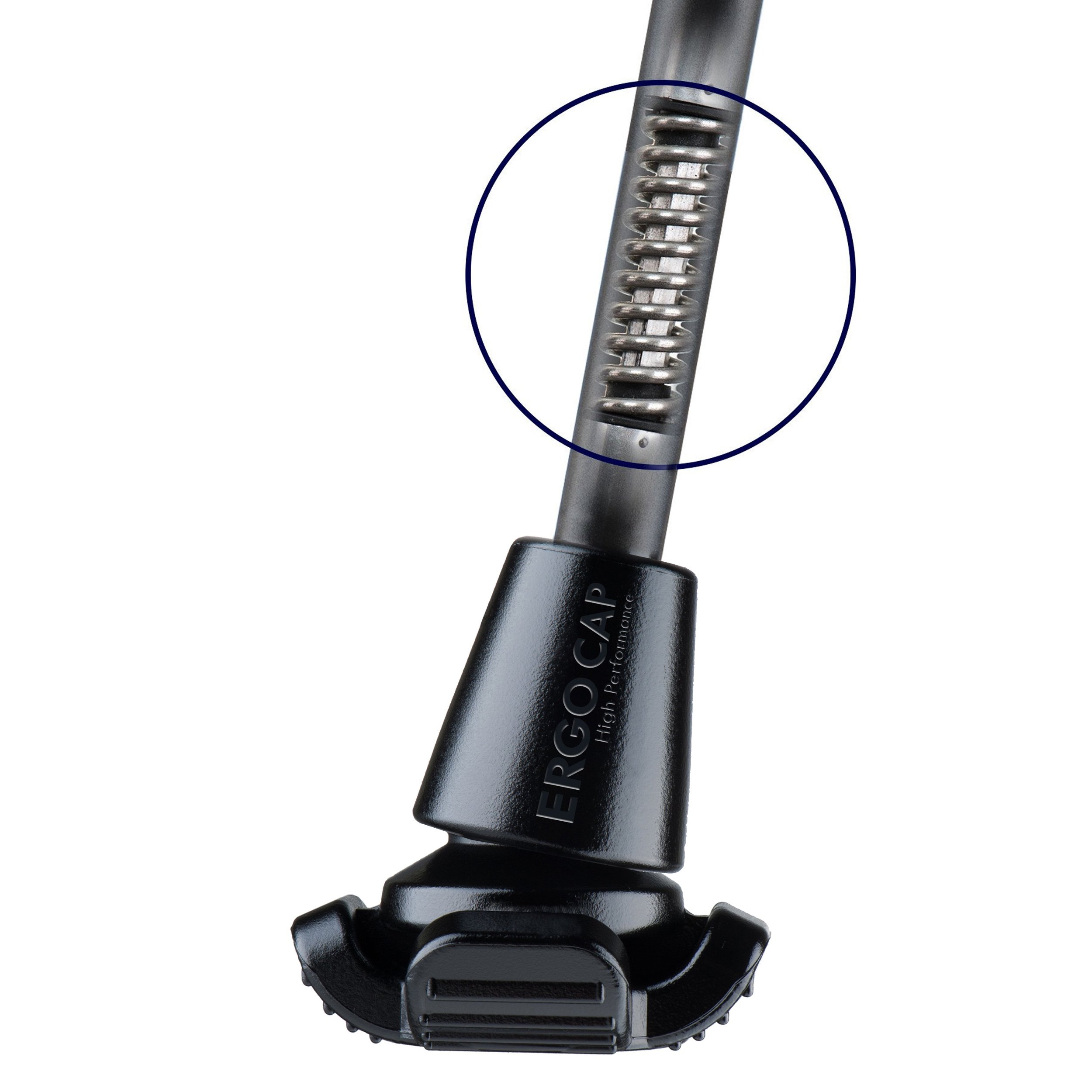 Ergobaum 7G Adjustable Folding Ergonomic ShockAbsorbing Crutches (Pair