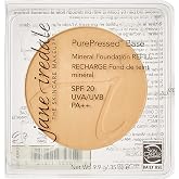 Jane Iredale PurePressed Base Mineral Foundation SPF 20 Refill, Compressed Mineral Powder (Caramel)