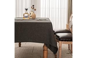 BALCONY & FALCON Tovaglia Impermeabile Antimacchia Rettangolare in Fili Sottili con Orli Larghi Adatta per Interni Esterni Giardino Ristorante e Decorazione