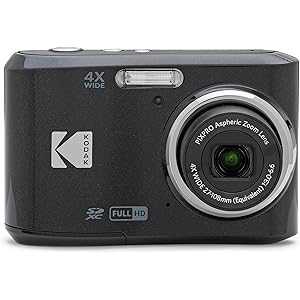 KODAK PIXPRO Friendly Zoom FZ45-BK 16MP Digital Camera with 4X Optical Zoom 27mm Wide Angle and 2.7\