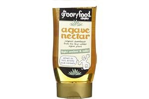 STOPWOOFER The Groovy Food Company Organic Light Amber & Mild Agave Nectar, 250 ml (Pack of 1)