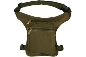 Ahr Quality Marsupio da Gamba Marsupio Laterale Marsupio Moto Borsello Cintura Marsupio Porta Cellulare Marsupio Cosciale Cinturone Tattico Militare Per Uomo e Donna (verde)