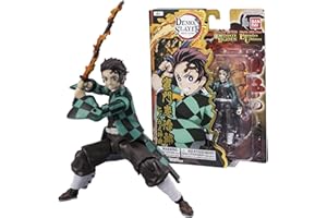 BANDAI Ultimate Legends Tanjiro Kamado Action Figure - 12.5cm Tanjiro Anime Figure With 27 Points Of Articulation And Accessories - Gift Collectable Demon Slayer Anime And Manga Merch Figures