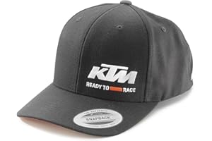 KTM Genuine Black Racing Cap, Black, L