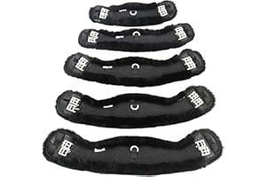 Merauno® Lammwolle Mondgurt Sattelgurt, Kurzgurt Dressurgurt, aus Qualitäts Merino Lammwolle, spezielle anatomisch konkave Form, für bessere Rutschfestigkeit. Farbe:Natur, Schwarz, Braun, Anthrazit